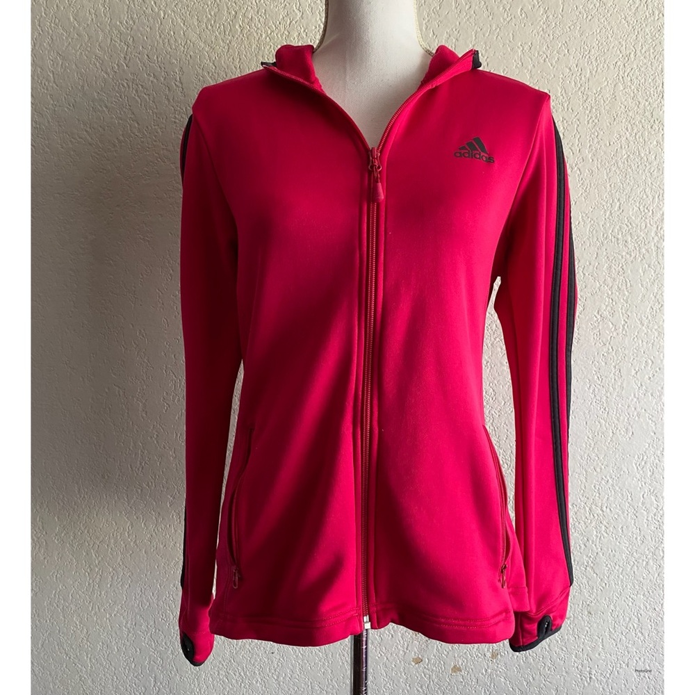 Adidas Red Full-Zip Jacket